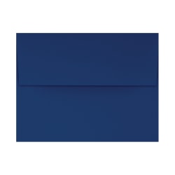 LUX Foil-Lined Invitation Envelopes A4, Peel & Press Closure, Navy/Silver, Pack Of 50