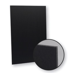 Flipside Foam Boards, 20"H x 30"W x 3/16"D, Black, Pack Of 10