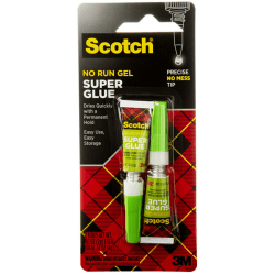 Scotch® Gel Super Glue, 0.07 Oz, Pack Of 2