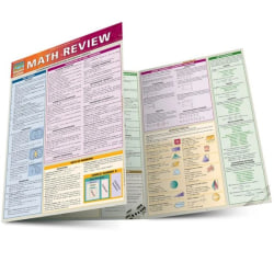 QuickStudy Guide, Math Review, Total Qty 1