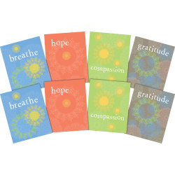 Barker Creek Art Prints, 8" x 10", Thoughtfulness Collection, Set Of 8 Prints