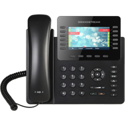 Grandstream GXP2170 IP Phone - Corded/Cordless - Corded - Bluetooth - Wall Mountable - Black - 12x Total Line - GXP2170