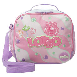Totto Lunch Box, 8-11/16"H x 5-15/16"W x 7-1/2"D, Pink Toy Story, Total Qty 1