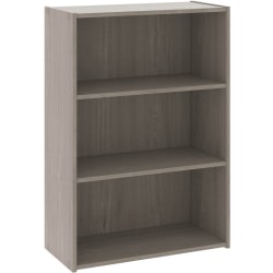 Sauder® Beginnings 36"H 3-Shelf Bookcase, Silver Sycamore