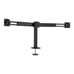 Chief Kontour Dual Display Desk Mount - For Displays up to 27" - Black - Mounting kit (desk clamp mount, grommet mount, column, 3 interface plates, 2 array arms, Centris heads) - for 3 LCD displays - black - screen size: up to 30" - desktop