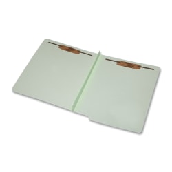 SKILCRAFT® 2-Part Design Classification Folders, Letter Size, 30% Recycled, Light Green, Box Of 25 (AbilityOne 7530-01-590-7105)