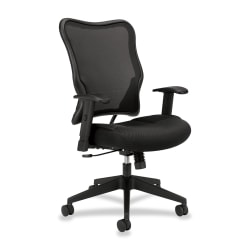 HON® VL702 Ergonomic Mesh High-Back Task Chair, Black