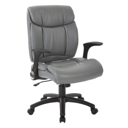 Office Star™ Work Smart™ High-Back Chair, Charcoal/Black
