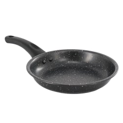 Gibson Home Delhi Carbon Steel Nonstick Round Frying Pan, 8", Black