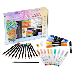 Crayola Pastels Artist's Collection Kit, 50 Pieces