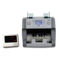Cassida 8800R V2 USA Premium Bank-Grade Mixed Denomination Money Counter Machine, 11"H x 9-1/2"W x 10-7/16"D, Gray