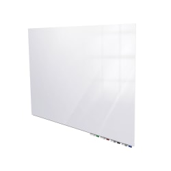 Ghent Aria Low Profile Glassboard, Magnetic, 36"H x 60"W, White