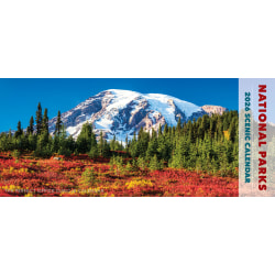 2026 Willow Creek Press Panoramic Wall Calendar, 6-1/2" x 15", National Parks, January To December, 56271