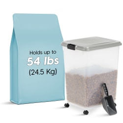 Iris Airtight Container, 69 Qt, Gray