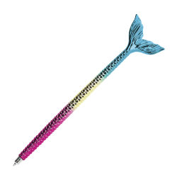 Office Depot® Brand Fun with Writing Ballpoint Pen, Medium Point, 1.0 mm, Mermaid Tail