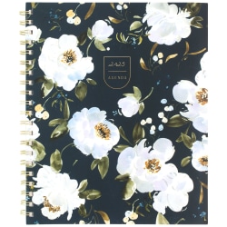 2025 Leah Bisch™ for Cambridge® Weekly/Monthly Planner, 8-1/2" x 11", Floral, January To December, LB34-905
