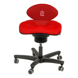 CoreChair Tango Tall Active Office Chair, Red