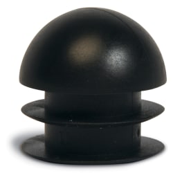 CSL Replacement foot plug for CSL metal tray stands,1" round,black