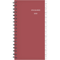 2025 AT-A-GLANCE® Weekly Wirebound Planner Refill, Pocket Size, January to December