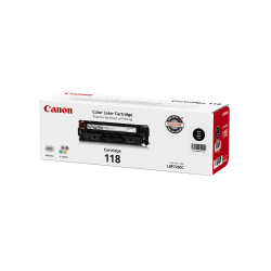 Canon® 118 Black Toner Cartridge, 2662B001