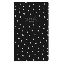 2027 Blue Sky Darcy Black Monthly (24-Month) Planning Calendar, 3.625x6.125, 0%, Clear, Jan-Dec, RY27