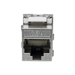 Eaton Tripp Lite Series Cat6a/Cat6/Cat5e Toolless Keystone Jack RJ45, Shielded, Dust Cap PoE/PoE+ Compliant, TAA - N238001SHTF