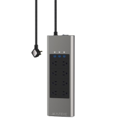 Austere VII Series Power 7S-PS8-US1 8-Outlet With 45W USB-C PD Port OmniPort USB, Silver Brushed Aluminum
