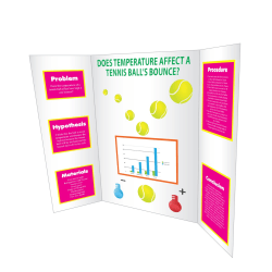 Office Depot® Brand Tri-Fold Display Foam Board, 36" x 48", White