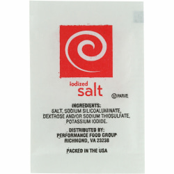 Sugar Foods Salt Packets - 0.02 oz - 1000/Bag - 3 / Carton