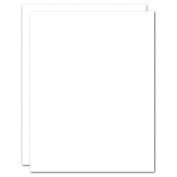 Blank Stationery Second Sheets For Custom Letterhead, 24 Lb, 8-1/2" x 11", 100% Recycled, White, Box Of 500