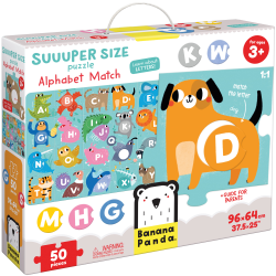 Banana Panda Suuuper Size Puzzle, Alphabet Match, Age 3+