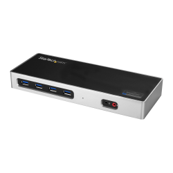 StarTech.com USB-C / USB 3.0 Docking Station - Compatible with Windows / macOS - Supports 4K Ultra HD Dual Monitors - USB-C - Six USB Type-A Ports - DK30A2DH - Dual Monitor Docking Station - HDMI and DisplayPort Ports - DisplayLink Technology