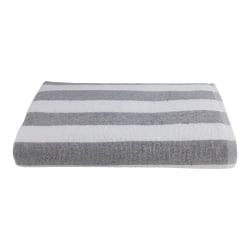 1888 Mills Fibertone Pool Towels, Stripes, Gray, Set Of 48 Towels
