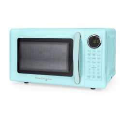 Nostalgia Retro 0.7 Cu. Ft. Countertop Microwave, Aqua, Total Qty 1