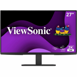ViewSonic VG2758-2K 27 Inch 1440p IPS Docking Monitor with Advanced Ergonomics, 100W USB C, 5-port USB Hub, HDMI, DisplayPort, and Daisy Chain