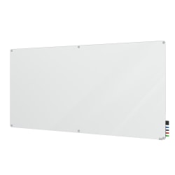 Ghent LEAN Magnetic Whiteboard, Steel, 36-1/2" x 48-1/2", White, Satin Aluminum Frame