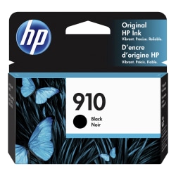 HP 910 Black Ink Cartridge, 3YL61AN