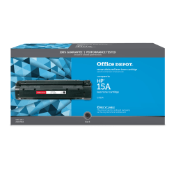 Office Depot® Brand Remanufactured Black Toner Cartridge Replacement For HP 15A