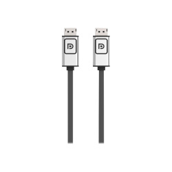 Belkin 3ft DisplayPort 1.2 Cable with Latches, M/M, 4k - DisplayPort cable - DisplayPort (M) to DisplayPort (M) - 3 ft - for P/N: F1DN104W-3