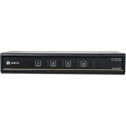 Avocent Vertiv Cybex SC900 Secure Desktop KVM| 4 Port Dual-Head| DisplayPort| TAA - 4K UHD | NIAP PP 3.0 Compliant | Audio/USB | Secure Isolated Channels | 3-Year Full Coverage Factory Warranty - Optional Extended Warranty Available