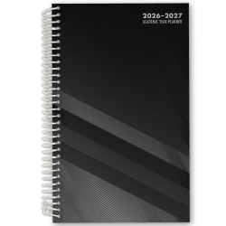 2026-2027 ELAN Publishing Weekly/Monthly Academic Year Student Planner, 5" x 8", Black, August To July, Total Qty 1