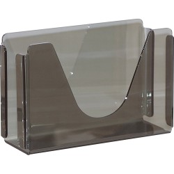 Georgia-Pacific Countertop C-Fold/M-Fold Paper Towel Dispenser - C Fold, Multifold Dispenser - 7" Height x 11" Width x 4.4" Depth - Plastic - Smoke - Durable, Washable - 6 / Carton