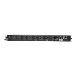Tripp Lite 1.9kW Single-Phase Switched PDU, LX Platform Interface, 120V Outlets (8 5-15/20R), NEMA L5-20P, 12 ft. Cord, 1U Rack, TAA - Power distribution unit (rack-mountable) - 20 A - AC 100/120/127 V - 2.03 kW - 1-phase
