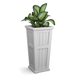 Mayne Cape Cod Planter, 32"H, White