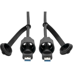 Eaton Tripp Lite Series USB 3.0 SuperSpeed A to A M/M Cable, Industrial - IP68, Shielded, 10 ft. (3.05 m), TAA - USB cable - TAA Compliant - USB Type A (M) to USB Type A (M) - USB 3.1 Gen1 - 10 ft - indoor / outdoor - black