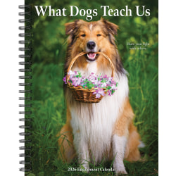 2026 Willow Creek Press Weekly Engagement Calendar, 6-1/2" x 8-1/2", Pup Perspectives, January To December, 54673