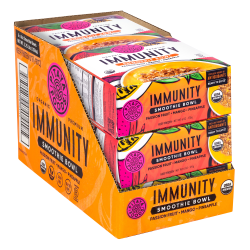 Pitaya Foods Organic Smoothie Bowls, Immunity, 6 Oz, Carton Of 6 Bowls