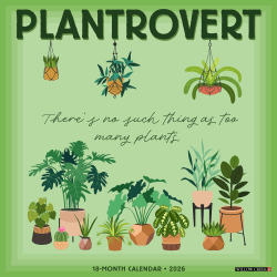 2026 Willow Creek Press Inspirational Monthly Wall Calendar, 12" x 12", Plantrovert, January To December, 55854
