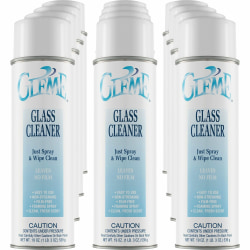 Claire Gleme Glass Cleaner - Ready-To-Use - 20 fl oz (0.6 quart) - 19 oz (1.19 lb)Can - 12/Dozen - Long Lasting, No - CL050