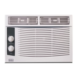 Black+Decker Mechanical Window Air Conditioner, 5,000 BTU, White